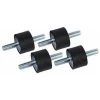PAC Air - Air) 4pcs Supports En Caoutchouc D'isolant Anti-Vibration M8 30 X 20 Supports Amortisseurs De Vibrations Isolateur En Caoutchouc Anti-Vibration Avec Vis