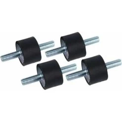 PAC Air - Air) 4pcs Supports En Caoutchouc D'isolant Anti-Vibration M8 30 X 20 Supports Amortisseurs De Vibrations Isolateur En Caoutchouc Anti-Vibration Avec Vis -Chauffage Équipement Magasin 100014378 3