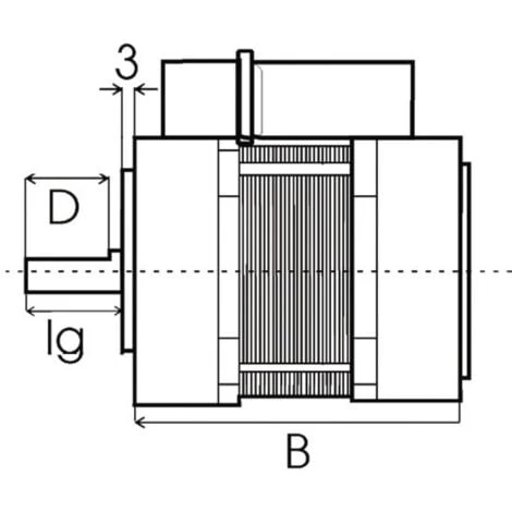 Moteur De Brûleur 60 2 90 32M 90W - BALTUR : 0005010065 2 Moteur De Brûleur 60 2 90 32M 90W - BALTUR : 0005010065 – Image 2