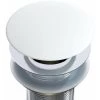 Cache Bonde Pour Vasque - Couvercle Pour Bonde Pop Up Blanc