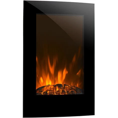 Lausanne Vertical Cheminée électrique 1000 Ou 2000 Watts Verre Télécommande Variateur D'intensité 1 Lausanne Vertical Cheminée électrique 1000 Ou 2000 Watts Verre Télécommande Variateur D'intensité