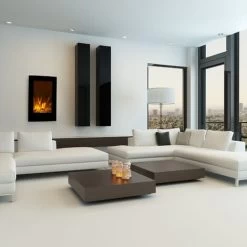 Lausanne Vertical Cheminée électrique 1000 Ou 2000 Watts Verre Télécommande Variateur D'intensité 6 Lausanne Vertical Cheminée électrique 1000 Ou 2000 Watts Verre Télécommande Variateur D'intensité -Chauffage Équipement Magasin 12991151 2