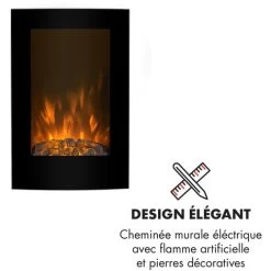 Lausanne Vertical Cheminée électrique 1000 Ou 2000 Watts Verre Télécommande Variateur D'intensité 7 Lausanne Vertical Cheminée électrique 1000 Ou 2000 Watts Verre Télécommande Variateur D'intensité -Chauffage Équipement Magasin 12991151 3
