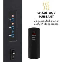 Lausanne Vertical Cheminée électrique 1000 Ou 2000 Watts Verre Télécommande Variateur D'intensité 8 Lausanne Vertical Cheminée électrique 1000 Ou 2000 Watts Verre Télécommande Variateur D'intensité -Chauffage Équipement Magasin 12991151 4