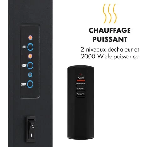 Lausanne Vertical Cheminée électrique 1000 Ou 2000 Watts Verre Télécommande Variateur D'intensité 4 Lausanne Vertical Cheminée électrique 1000 Ou 2000 Watts Verre Télécommande Variateur D'intensité – Image 4