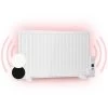 Wallander Radiateur à Bain D'huile Ultra Plat 800W Thermostat - Blanc