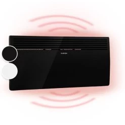 Hot Spot Slimcurve Chauffage 80x40 Cm 40 M² 2000 W 5-40 °C IP24 Noir