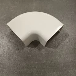 Coude Plat 90°C - Beige - En PVC - Dimension : 80 Mm