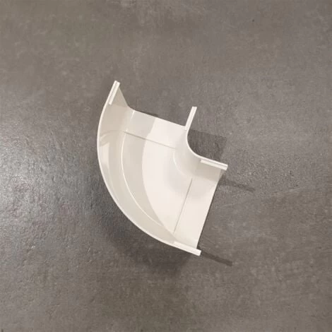 Coude Plat 90°C - Beige - En PVC - Dimension : 80 Mm 3 Coude Plat 90°C - Beige - En PVC - Dimension : 80 Mm – Image 3