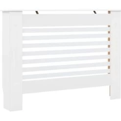 Cache-radiateur Blanc 112x19x81,5 Cm MDF VidaXL