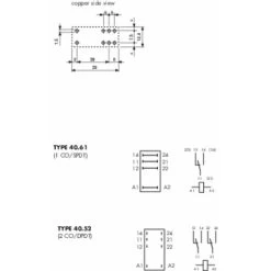 Finder 40.61.9.012.0000 Relais Pour Circuits Imprimés 12 V/DC 16 A 1 Inverseur (RT) 1 Pc(s) 5 Finder 40.61.9.012.0000 Relais Pour Circuits Imprimés 12 V/DC 16 A 1 Inverseur (RT) 1 Pc(s) -Chauffage Équipement Magasin 16610286 3