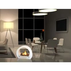 Cheminée à L'éthanol En Acier Avec Flamme Réglable -Chauffage Équipement Magasin 17595866 3