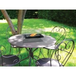 Cheminée à L'éthanol De Table En Métal Noir -Chauffage Équipement Magasin 17595897 3