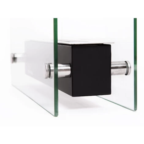 Cheminée De Table à L'éthanol En Acier Inoxydable Et Verre Trempé 4 Cheminée De Table à L'éthanol En Acier Inoxydable Et Verre Trempé – Image 4