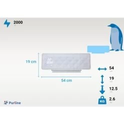 Chauffage Céramique Mural 2000 W Avec Télécommande Et Minuterie -Chauffage Équipement Magasin 17595941 4