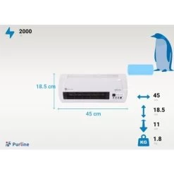 Chauffage Split Mural 2000 W Avec Télécommande Et Minuterie 7 Chauffage Split Mural 2000 W Avec Télécommande Et Minuterie -Chauffage Équipement Magasin 18233743 3