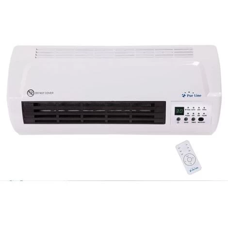 Chauffage Split Mural 2000 W Avec Télécommande Et Minuterie 5 Chauffage Split Mural 2000 W Avec Télécommande Et Minuterie – Image 5