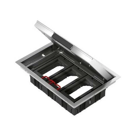 Schneider® OptiLine 45 Boîte De Sol Métal 6 Postes 45x45mm Plancher & Dalle Béton SCHNEIDER ISM51636 2 Schneider® OptiLine 45 Boîte De Sol Métal 6 Postes 45x45mm Plancher & Dalle Béton SCHNEIDER ISM51636 – Image 2