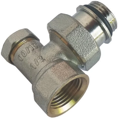 Coude De Réglage Nickelé à Visser Femelle 3/8 2 Coude De Réglage Nickelé à Visser Femelle 3/8 – Image 2