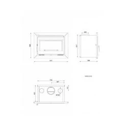 Insert De Cheminée En Acier 13.5 Kw Acier -Chauffage Équipement Magasin 2345888 4
