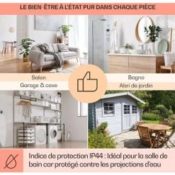 Wonderwall Air Art Smart Radiateur Infrarouge Connecté 120x60cm 700 W -Chauffage Équipement Magasin 23702145 5