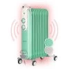 Thermaxx Retroheat Radiateur à Bain D'huile 2500 W Roulettes Vert