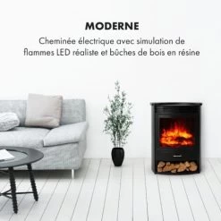 Bormio S Smart Cheminée électrique 950/1900W Thermostat Minuterie Hebdomadaire -Chauffage Équipement Magasin 24228639 3