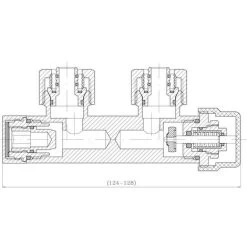 Kit De Radiateur Thermostatique Composite Coudé Anthracite -Chauffage Équipement Magasin 28387657 3