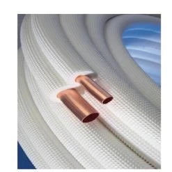 LIAISON FRIGORIFIQUE CLIMATISATION CUIVRE BI TUBE NUE 1/4 1/2 M1 EN 10 METRES