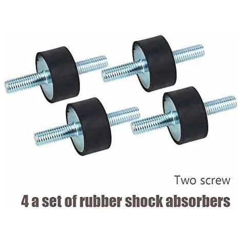 LangRay 4pcs Supports En Caoutchouc D'Isolant Anti-vibration M8 30 X 20 Supports Amortisseurs De Vibrations Isolateur En Caoutchouc Anti-vibration Avec Vis 3 LangRay 4pcs Supports En Caoutchouc D'Isolant Anti-vibration M8 30 X 20 Supports Amortisseurs De Vibrations Isolateur En Caoutchouc Anti-vibration Avec Vis – Image 3