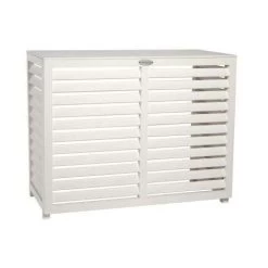 Cache Climatisation Composite Blanc L