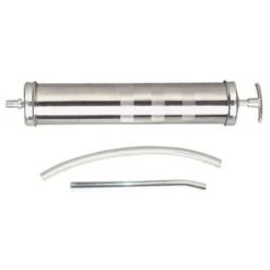 SERINGUE POMPE A HUILE DE 1 LITRE EN ACIER