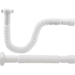 Tuyau De Raccordement Flexible 1 1/4"x32/40mm Droit Longueur 350-870mm