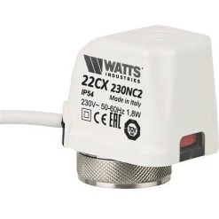 WATTS Servomoteur électrothermique E 22C 230V - Raccord M30 1,5 Convient Pour Vannes Heimeier