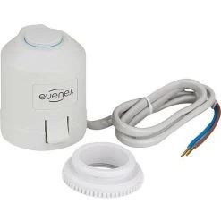 Servomoteur EVENES Electrothermique 230 V Ferme Sans Courant, Ad.VA80 Inclus Sur M30x1,5