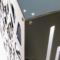 Cache Climatisation Extérieur En Aluminium Composite Gris -Chauffage Équipement Magasin 36391031 4