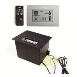 TERMOFOC INSERT Large Vision C-1000ES Porte Guillotine - Puissance 15kW -Chauffage Équipement Magasin 41343063 4