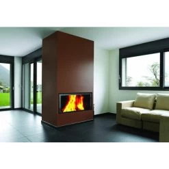 TERMOFOC INSERT Large Vision C-1000ES Porte Guillotine - Puissance 15kW -Chauffage Équipement Magasin 41343063 5