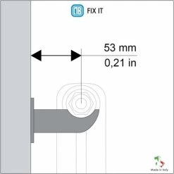 Paire De Fixations Pour Radiateur Tubulaire à Réglage Vertical - Idéal Pour Murs En Plaques De Plâtre Et Mur Standard - Pour 2 Colonnes -Chauffage Équipement Magasin 42700118 5