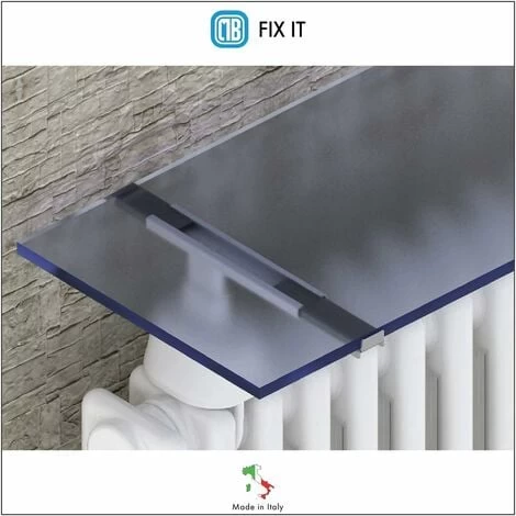 Paire De Crochets Pour Radiateur - Supports à Fixer Au Radiateur - S'adapte Aux Radiateurs Tubulaires Avec Des Collecteurs De 45 Mm à 60 Mm De Diamètre 2 Paire De Crochets Pour Radiateur - Supports à Fixer Au Radiateur - S'adapte Aux Radiateurs Tubulaires Avec Des Collecteurs De 45 Mm à 60 Mm De Diamètre – Image 2