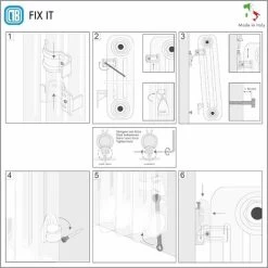2 Supports Blanc Pour Installation Murale Avec Dispositif De Sécurité Anti-dégagement Et Espaciers Pour Radiateur à Colonne Tubulaire - Couverture ABS Blanc Et Isolateurs En Plastique - 2 Pièces 9 2 Supports Blanc Pour Installation Murale Avec Dispositif De Sécurité Anti-dégagement Et Espaciers Pour Radiateur à Colonne Tubulaire - Couverture ABS Blanc Et Isolateurs En Plastique - 2 Pièces -Chauffage Équipement Magasin 42700212 5