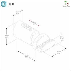 3 Supports Muraux ABS Prêts à Installer Pour Radiateurs Sèche-serviettes à Tube Plat - Section De Tube Plat Taille 10 Mm, Distance Minimale Du Tube 5 Mm - Capacité 90 Kg - Blanc - 3 Pièces. -Chauffage Équipement Magasin 42700217 5