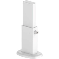 Pied De Support Pour Radiateurs Tubulaires Sur Les Murs En Plaques De Pl�tre - Capacit� Maximale 200 Kg - Couleur Blanche - 1 Pi�ce