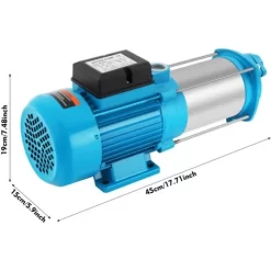 Pompe Centrifuge Pour La Maison Et Le Jardin - 1300 W/2200 W/2500 W - 9,8 - 11 Bar - Interrupteur De Pression (1300 W) -Chauffage Équipement Magasin 50002068 4