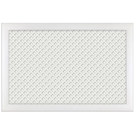 Habillage Radiateur Gotica Grille D'aération Moderne, Bois Filmé 90/120/150cm: Blanc, Panneau Frontal - 90x60cm 2 Habillage Radiateur Gotica Grille D'aération Moderne, Bois Filmé 90/120/150cm: Blanc, Panneau Frontal - 90x60cm – Image 2