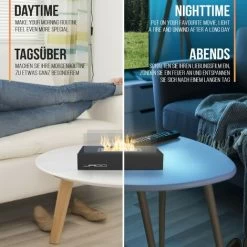 Nova Cheminée De Bioéthanol Design élégant Avec Panneaux De Verre De 2 étages -Chauffage Équipement Magasin 52056470 5