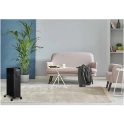 Radiateur électrique Bain D'huile 1500W OCEANIC - 3 Puissances - Thermostat électronique - Télécommande - Mobile - Noir 9 Radiateur électrique Bain D'huile 1500W OCEANIC - 3 Puissances - Thermostat électronique - Télécommande - Mobile - Noir -Chauffage Équipement Magasin 52180776 5