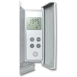 Carrera Radiateur A Inertie En Fonte Verre Blanc VERTICAL Bombe 1500W -Chauffage Équipement Magasin 5267036 4