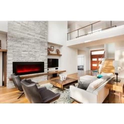 Chemin'Arte Cheminée électrique Décorative Volcano 5XL - Color Style - 182x45cm -Chauffage Équipement Magasin 5436108 4