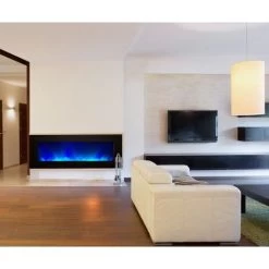 Chemin'Arte Cheminée électrique Décorative Volcano 5XL - Color Style - 182x45cm -Chauffage Équipement Magasin 5436108 5